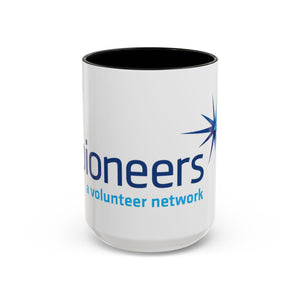 Pioneers Volunteer Network Accent Coffee Mug - 11oz & 15oz (8 colors)