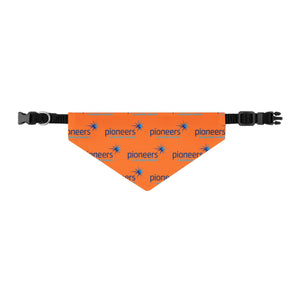 Pioneers Logo Pet Bandana - 4 sizes - orange