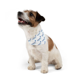 Pioneers Logo Pet Bandana - 4 sizes available - white