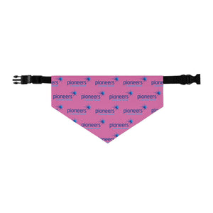 Pioneers Logo Pet Bandana - 4 sizes - pink