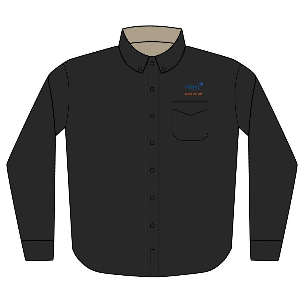 New Vision Pioneers Embroidered Long Sleeve Shirt (10 colors)