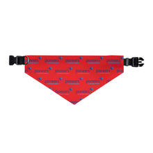 Load image into Gallery viewer, Pioneers Logo Pet Bandana Collar - 4 sizes - red
