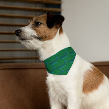 Load image into Gallery viewer, Pioneers Logo Pet Bandana - 4 sizes : Dark Green

