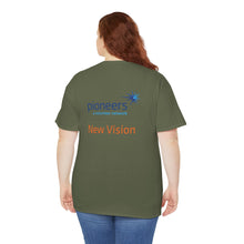 Load image into Gallery viewer, New Vision Pioneers Front &amp; Back Logo - T-Shirt - 12 colors (S-5XL)
