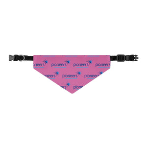 Pioneers Logo Pet Bandana - 4 sizes - pink