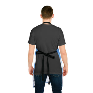 Light Blue Pioneers Volunteer Apron with 2-Color Straps options - Perfect for Events & Cooking