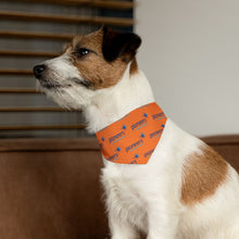 Load image into Gallery viewer, Pioneers Logo Pet Bandana - 4 sizes - orange
