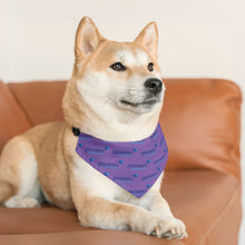Load image into Gallery viewer, Pioneers Logo Pet Bandana - 4 sizes - Lt Purple
