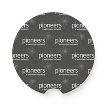 Load image into Gallery viewer, Pioneers Soapstone Car Coasters (Qty 2), Unique Car Accessory - black
