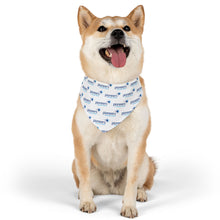 Load image into Gallery viewer, Pioneers Logo Pet Bandana - 4 sizes available - white
