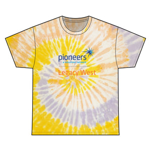 Legacy West Pioneers Unisex Tie Dye Cotton T-Shirt, (4 colors) M-2XL