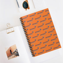 Load image into Gallery viewer, Pioneers Orange Spiral Notebook 6&quot; x 8&quot;
