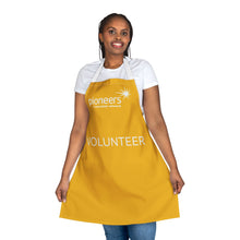 Load image into Gallery viewer, Yellow Pioneers Volunteer Apron with 2-Color Straps options - Perfect for Events &amp; Cooking
