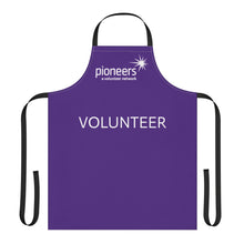 Load image into Gallery viewer, Purple Pioneers Volunteer Apron with 3-Color Straps options - Perfect for Events &amp; Cooking
