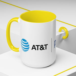 AT&T Pioneers Accent Coffee Mug - 11oz & 15oz (8 colors)