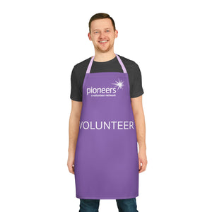 Light Purple Pioneers Volunteer Apron with 3-Color Straps options - Perfect for Events & Cooking