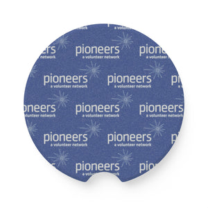 Pioneers Soapstone Car Coasters (Qty 2), Unique Car Accessory