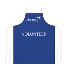 Load image into Gallery viewer, Blue Volunteer Apron with 3-Color Straps options - Perfect for Events &amp; Cooking
