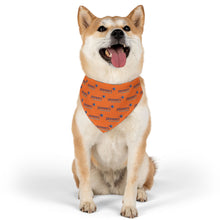 Load image into Gallery viewer, Pioneers Logo Pet Bandana - 4 sizes - orange
