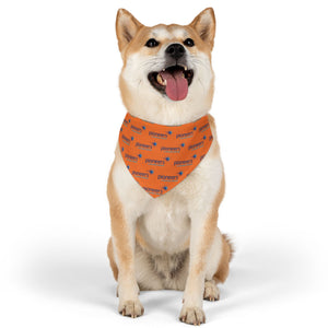 Pioneers Logo Pet Bandana - 4 sizes - orange