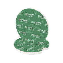 Load image into Gallery viewer, Pioneers Soapstone Car Coasters (Qty 2), Unique Car Accessory - Green
