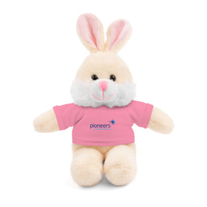 Stuffed Animal with T-Shirt - 3 shirt colors avilable