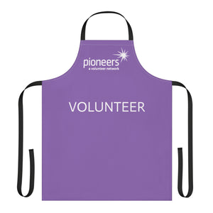 Light Purple Pioneers Volunteer Apron with 3-Color Straps options - Perfect for Events & Cooking