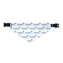 Load image into Gallery viewer, Pioneers Logo Pet Bandana - 4 sizes available - white
