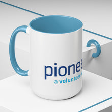 Load image into Gallery viewer, Pioneers Volunteer Network Accent Coffee Mug - 11oz &amp; 15oz (8 colors)
