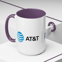 Load image into Gallery viewer, AT&amp;T Pioneers Accent Coffee Mug - 11oz &amp; 15oz (8 colors)

