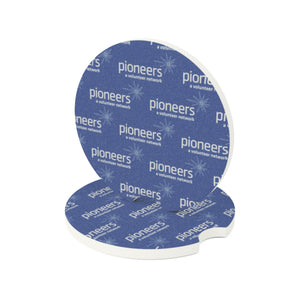 Pioneers Soapstone Car Coasters (Qty 2), Unique Car Accessory
