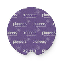 Load image into Gallery viewer, Pioneers Soapstone Car Coasters (Qty 2), Unique Car Accessory - purple
