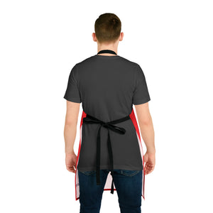 Red Pioneers Volunteer Apron with 2-Color Straps options - Perfect for Events & Cooking
