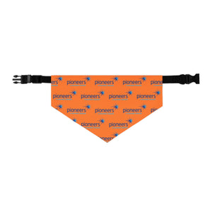 Pioneers Logo Pet Bandana - 4 sizes - orange