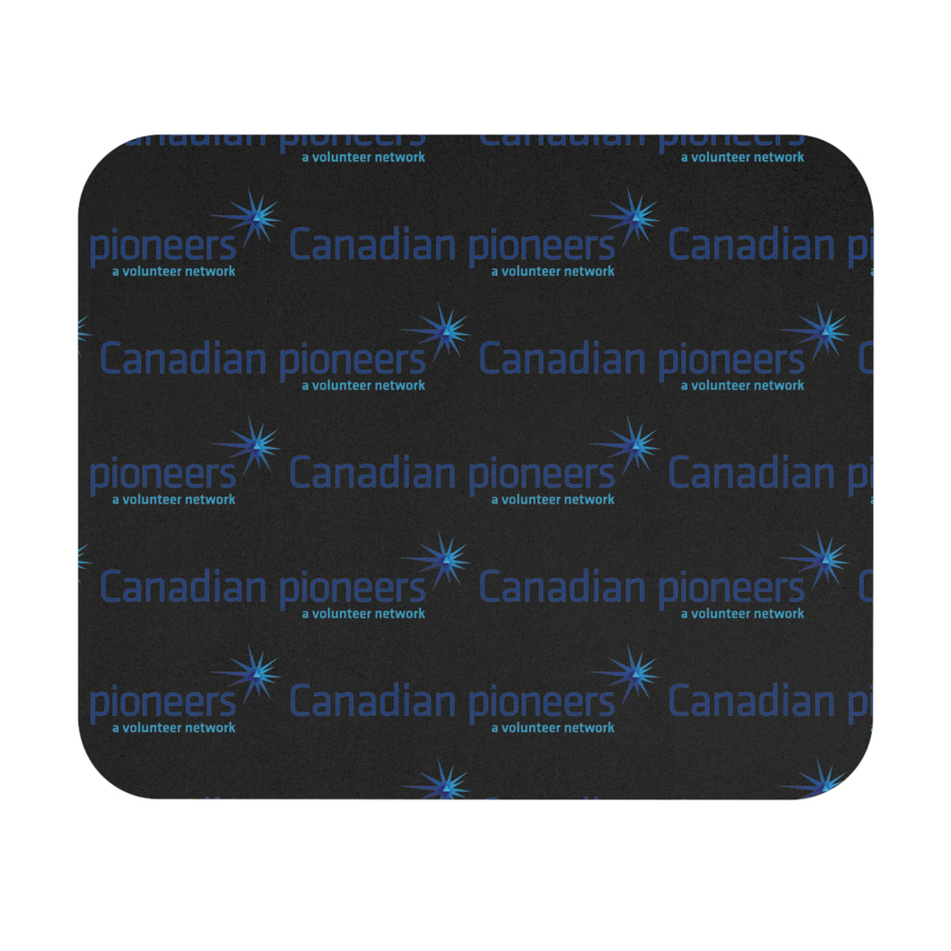 Canadian Pioneers Mouse Pad - black