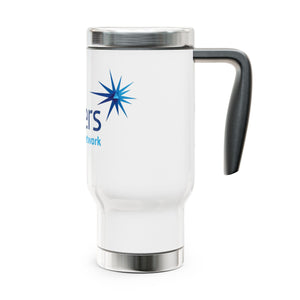 Stainless Steel Travel Mug with Handle, 14oz