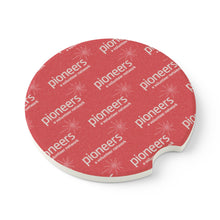 Load image into Gallery viewer, Pioneers Soapstone Car Coasters (Qty 2), Unique Car Accessory - Red
