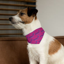 Load image into Gallery viewer, Pioneers Logo Pet Bandana - 4 sizes - Dark Pink
