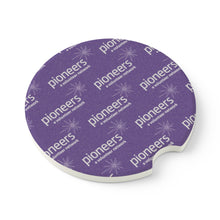 Load image into Gallery viewer, Pioneers Soapstone Car Coasters (Qty 2), Unique Car Accessory - purple
