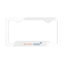 Load image into Gallery viewer, New Vision Pioneers Metal License Plate Frame - Durable, Stylish Car Accessory
