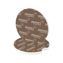 Load image into Gallery viewer, Pioneers Soapstone Car Coasters (Qty 2), Unique Car Accessory - Brown
