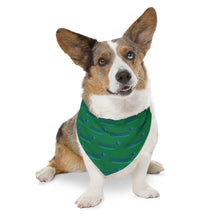Load image into Gallery viewer, Pioneers Logo Pet Bandana - 4 sizes : Dark Green
