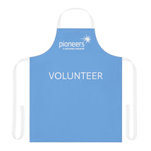 Load image into Gallery viewer, Light Blue Pioneers Volunteer Apron with 2-Color Straps options - Perfect for Events &amp; Cooking
