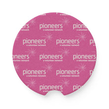 Load image into Gallery viewer, Pioneers Soapstone Car Coasters (Qty 2), Unique Car Accessory - Pink
