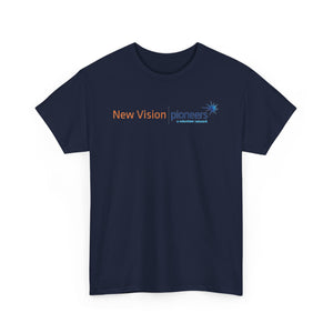 New Vision Pioneers Front & Back Logo - T-Shirt - 12 colors (S-5XL)