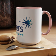 Load image into Gallery viewer, Pioneers Volunteer Network Accent Coffee Mug - 11oz &amp; 15oz (8 colors)
