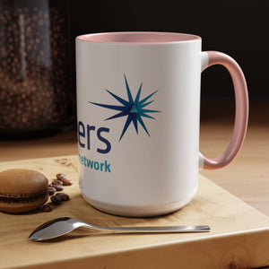 Pioneers Volunteer Network Accent Coffee Mug - 11oz & 15oz (8 colors)
