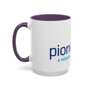 Pioneers Volunteer Network Accent Coffee Mug - 11oz & 15oz (8 colors)