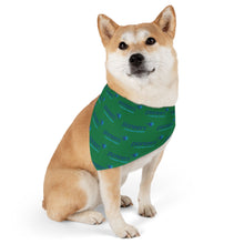 Load image into Gallery viewer, Pioneers Logo Pet Bandana - 4 sizes : Dark Green
