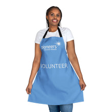 Load image into Gallery viewer, Light Blue Pioneers Volunteer Apron with 2-Color Straps options - Perfect for Events &amp; Cooking
